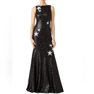 Theia- Black Stargaze Gown Size 12